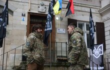 Фото 21: Перший в Україні рекрутинговий центр батальйону «Вовки Да Вінчі» запрацював у Львові (відео)