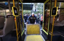 Фото 4: Водіїв та контролерів Львова навчали, як допомагати маломобільним людям користуватись громадським транспортом (відео)