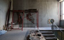 Фото 1: На відновлення мозаїки у будівлі колишнього видавництва «Вільна Україна» використали понад 500 тисяч камінців (відео)