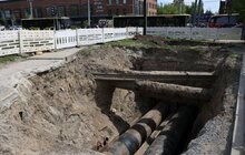 Фото 8: На вул. Стрийська-Рубчака міняють стратегічну ділянку теплової мережі, від якої залежить теплопостачання всього Франківського району (відео)