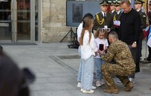 Фото 12: У Львові 30 захисників посмертно нагородили «Почесним знаком Святого Юрія» (фото/відео)