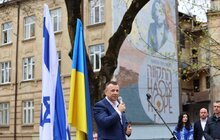 Фото 9: До 75 річниці проголошення незалежності Ізраїлю у Львові відкрили мурал «Атіква-Надія» (відео)