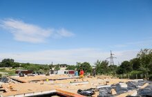 Фото 3: У Львові зводять тимчасові будинки для вагітних переселенок