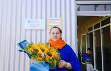 Фото 1: Амбасадорка «Незламних» Ніно Катамадзе відвідала Центр матері та дитини «Незламні матусі» у Львові