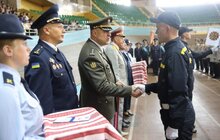 Фото 2: Курсанти Львівського національного університету безпеки життєдіяльності склали присягу