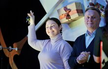 Фото 3: У Львові на Національному Святі Шоколаду «одружили» 96 закоханих пар (підсумки Свята)