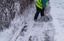 Фото 39: Зранку по Львову працювало 97 одиниць снігоочисної техніки