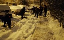Фото 42: Зранку по Львову працювало 97 одиниць снігоочисної техніки