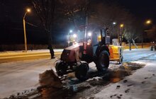 Фото 24: Для посипання доріг від ожеледиці минулої доби використано 513 м3 піскосуміші та 212 м3 солі