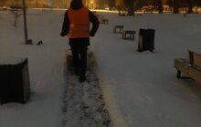 Фото 67: Для посипання доріг від ожеледиці минулої доби використано 513 м3 піскосуміші та 212 м3 солі