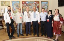 Фото 1: Андрій Садовий у Чорткові зустрівся з мером та взяв участь у відкритті реконструкції бою «Чортківська офензива»