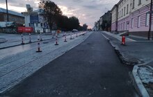 Фото 10: Перекриття вул. Шевченка на ділянці від вул. Залізничної до вул. Бортнянського продовжено до 12 вересня