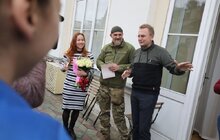 Фото 7: У львівській Ратуші одружилися військовий та волонтерка