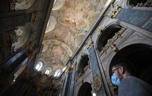 Фото 7: В Гарнізонному храмі урочисто відкрили відреставровані фрески центрального склепіння