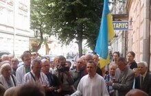Фото 4: Сьогодні у Львові відкрили пам’ятну дошку відомому дисиденту, політв’язню, одному з керівників Української Гельсинської групи Михайлу Гориню