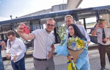 Фото 9: У Львові зустріли срібну призерку Олімпійських ігор Олену Старікову