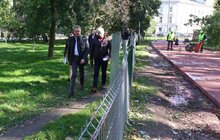 Фото 11: У парку ім. Івана Франка продовжують облаштовувати другу за важливістю доріжку за унікальною методикою