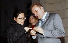 Фото 3: Відбулася перша зустріч між Марією Музичук та Хоу Іфань у Палаці Потоцьких