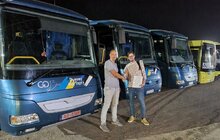 Фото 1: Львів отримав три автобуси від громади естонського міста Тарту