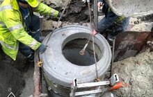 Фото 5: На вул. Промисловій відремонтували каналізаційний колектор та збудували нові випускові колодязі