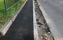 Фото 5: На вулиці Пасічній проводять асфальтування вибоїн великими картами