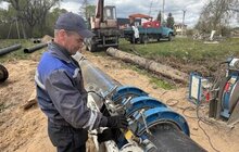 Фото 4: Львівводоканал проводить заміну магістрального водогону в с. Домажир