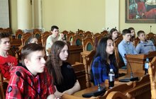 Фото 5: Стажувальники Львівської міської ради провели захід з профорієнтації для школярів