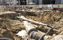 Фото 6: Реконструкція пл. Двірцевої: цього тижня планують переключення нового водогону