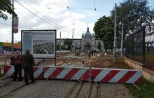 Фото 8: На пл. Двірцевій завершують влаштування каналізаційного колектора
