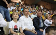 Фото 2: Мер Львова відвідав футбольний матч між збірними України та Люксембургу