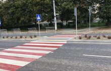 Фото 1: На перехресті вул. Тролейбусна-Рубчака проведено ремонтні роботи зі зміною організації дорожнього руху