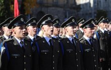 Фото 14: На площі біля пам’ятника Т. Шевченку відбулись урочистості з нагоди Дня захисника України