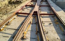 Фото 3: Служба колії ЛКП «Львівелектротранс» провела монтажні роботи із облаштування колії на реконструйованій пл. Двірцевій