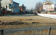 Фото 4: На вул. Шевченка триває демонтаж трамвайної колії і дорожнього покриття