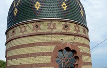 Фото 8: Купол пам’ятки архітектури – давньоєврейського шпиталю на вул. Раппопорта, 8, завершують реставрувати