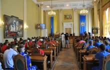 Фото 5: Мер Львова зустрівся з молодими футболістами