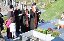Фото 4: На Личакові відбулось освячення пам’ятного знаку В.Гурняку