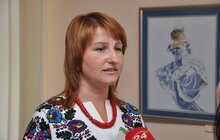 Фото 1: У Львові триває виставка вишитих картин Оксани Козловської