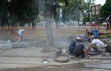 Фото 2: Вул. Замарстинівську ремонтують: завершено заміну колектора від вул. Липинського до вул. Торф’яної