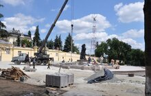 Фото 5: «Сьогодні ввечері завершуємо усі роботи по площі, вночі площа буде помита, завтра буде встановлення технічного обладнання», - М. Литвинюк про площу св. Юра