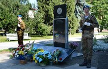 Фото 25: Сьогодні у Львові відбулися заходи з нагоди відзначення 25-ї річниці Дня Високомобільних десантних військ Збройних Сил України у 80-ій бригаді