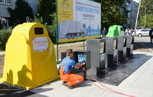 Фото 6: У Львові на вул. Ранковій встановили підземний контейнерний майданчик для збору ТПВ