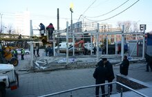 Фото 19: У Львові демонтували незаконно встановлену тимчасову споруду на пр. Чорновола, 57