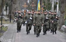 Фото 14: Львів попрощався з трьома військовими, які загинули в зоні АТО