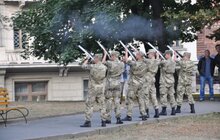 Фото 11: Урочиста церемонія підняття Державного Прапора України