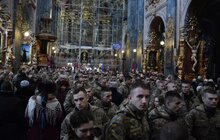 Фото 13: Сьогодні у Гарнізонному храмі відбулася молитва за українських солдат