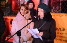 Фото 3: Львів - місто за життя: на знак солідарності проти застосування смертної кари каплицю Боїмів підсвітили в червоний колір