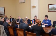 Фото 1: Міський голова Львова та американська делегація обговорили ситуацію в місті та перспективи співпраці між країнами