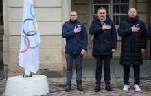 Фото 3: У Львові підняли олімпійський прапор з нагоди старту зимових змагань у Пекіні