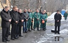 Фото 3: «Сьогодні таки на часі – показати правду про лихоліття минулого століття», – А. Садовий на освяченні будівництва «Території терору»
